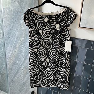 NWT Marchesa sequin cocktail dress.
